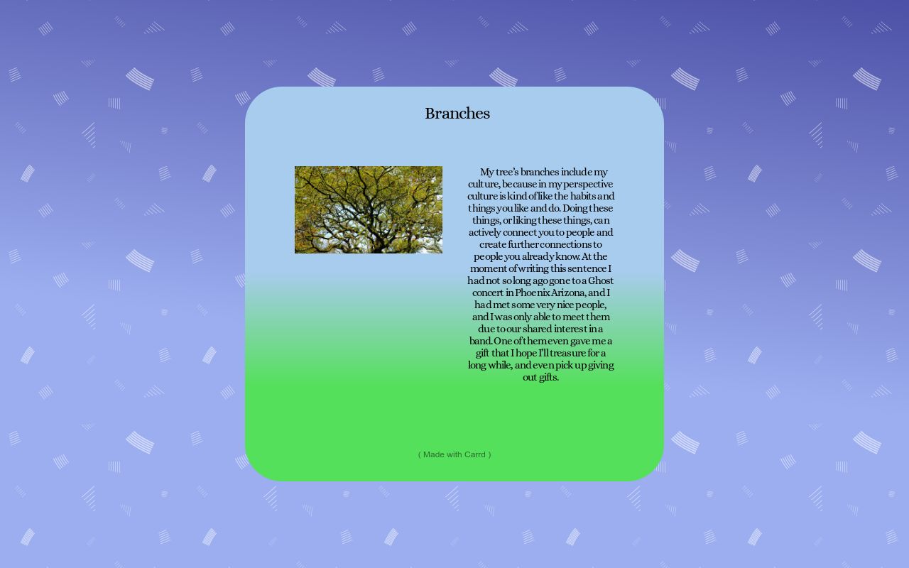 Carrd profile picture for @branches
